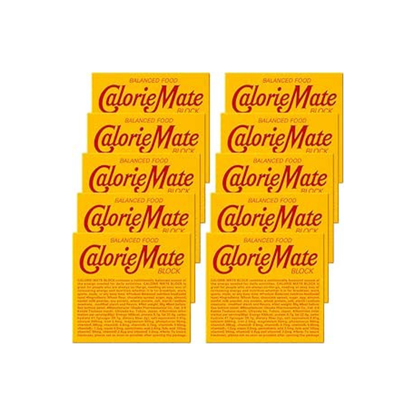 Otsuka Pharmaceutical Calorie Mate Block Chocolate – 4 Pieces x 10 Packs | Balanced Energy Snack