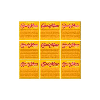 Otsuka Pharmaceutical Calorie Mate Block Maple – 4 Pieces × 9 Packs | Balanced Nutrition Snack