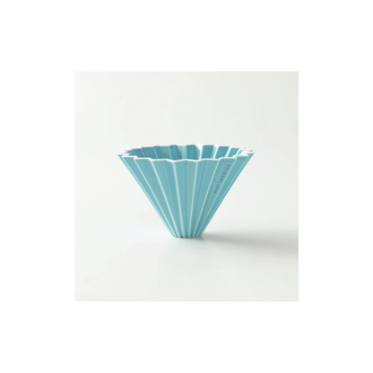 ORIGAMI Dripper Medium Turquoise Pour Over Coffee Dripper for 2–4 Cups