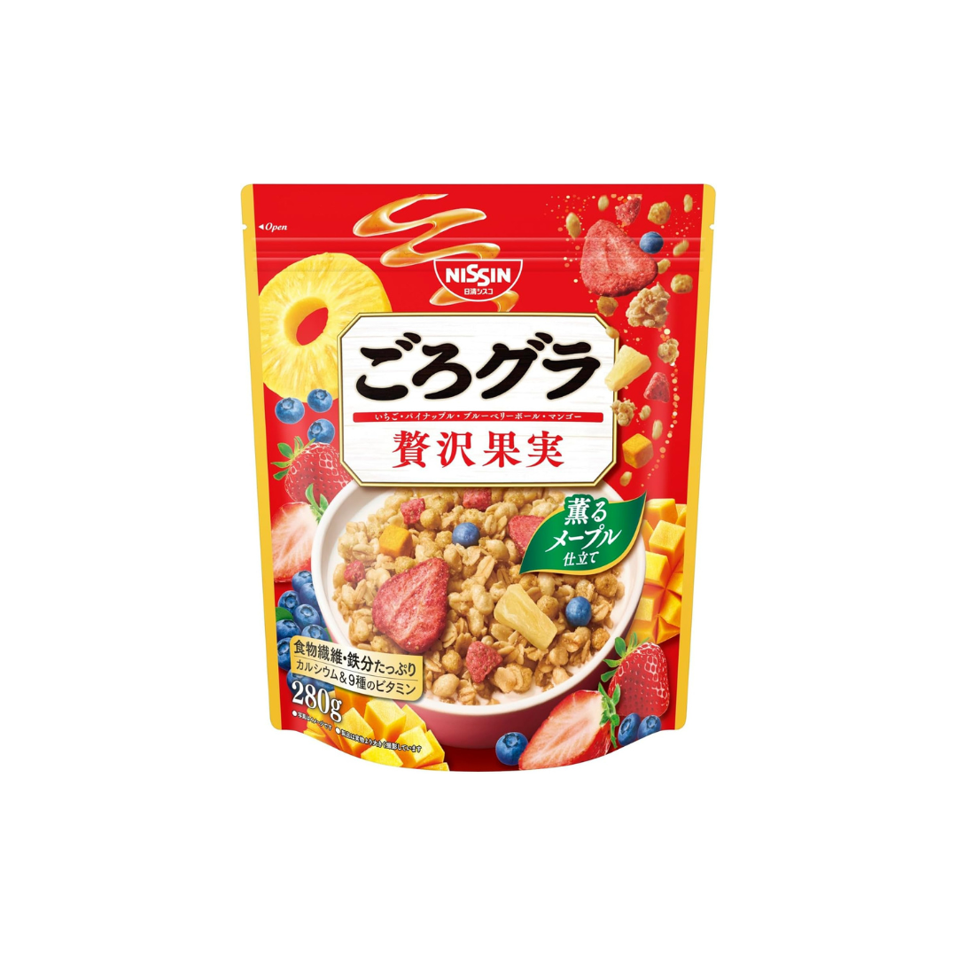 Nissin Cisco Gorura Luxury Fruits Granola – Premium Fruity Crunch Pack