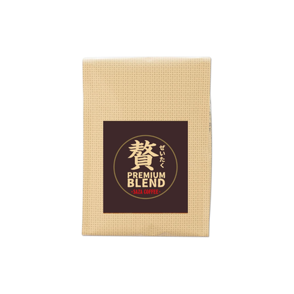 SAZA COFFEE Luxury Blend Beans – 200g Premium Regular Coffee Beans | Rich &amp; Elegant Japanese Coffee Blend