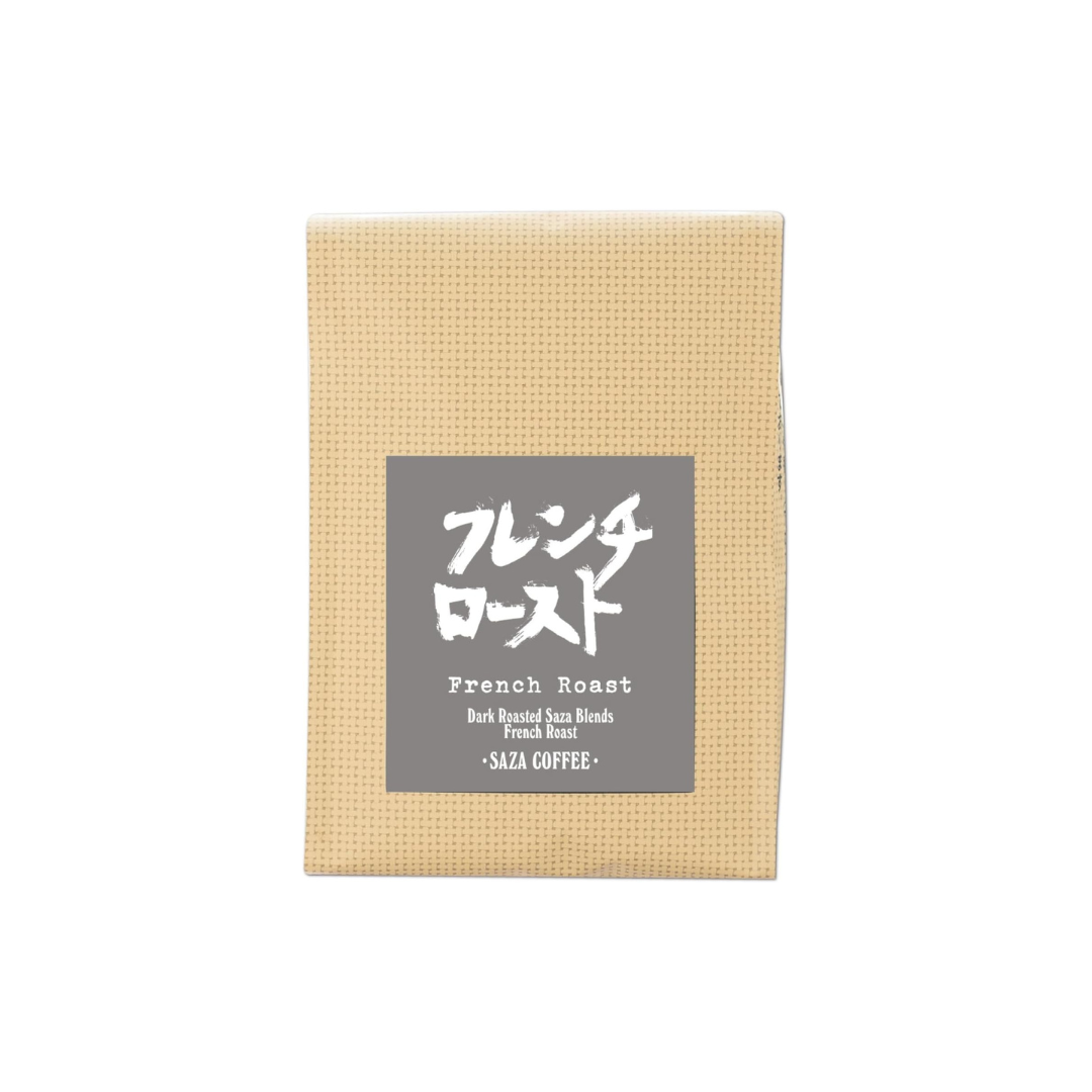 SAZA COFFEE French Roast Beans – 200g Deep Roasted Regular Coffee Beans | Bold &amp; Rich Japanese Coffee Blend