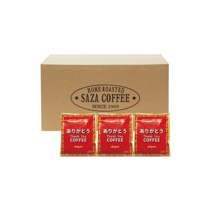 Cup-On Saza Coffee Thank You Blend 30P – Deep Roasted Drip Pack Coffee | Full City Roast Specialty Coffee for Office &amp; Commercial Use
