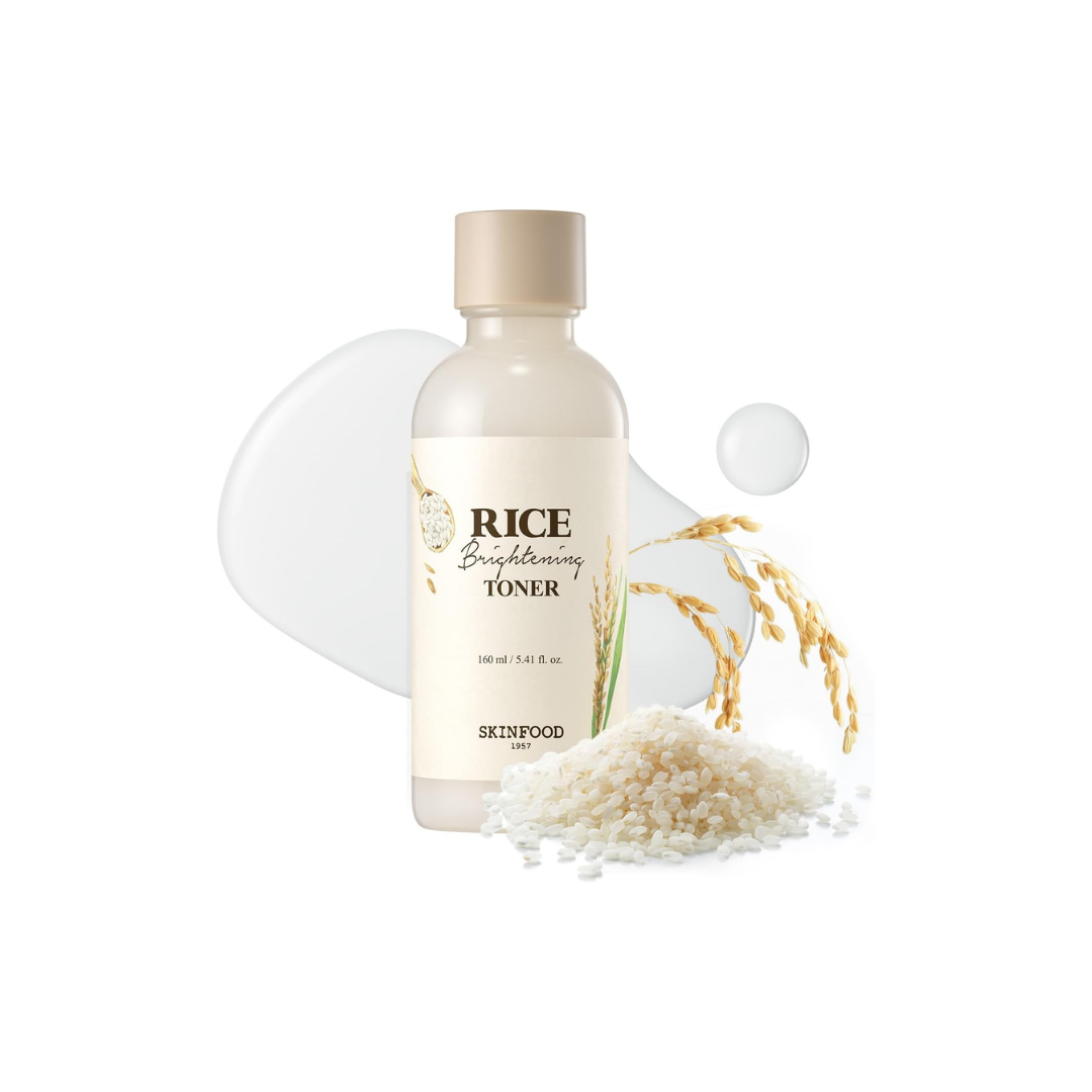 SKINFOOD Rice Brightening Toner – Hydrating &amp; Radiance-Boosting Korean Skincare Toner