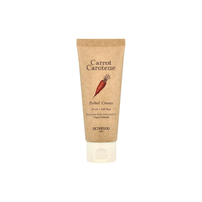 SKINFOOD Carrot Carotene Relief Cream – Soothing &amp; Moisturizing Korean Skincare Cream