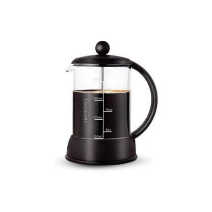 Easyworkz Eclipse French Press Coffee &amp; Tea Maker – Borosilicate Glass, 800ml