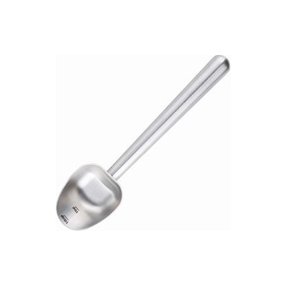 Easyworkz Stainless Steel Coffee Scoop – Long Handle 7g Measuring Spoon, Brushed Silver