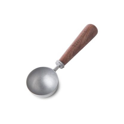 Easyworkz Retro Coffee Measuring Spoon – 10g Stainless Steel Scoop with Black Walnut Handle, Vintage Finish