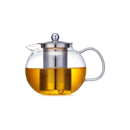 Pokaloti Heat-Resistant Glass Teapot 960ml – Large Capacity Makaru Style Kettle