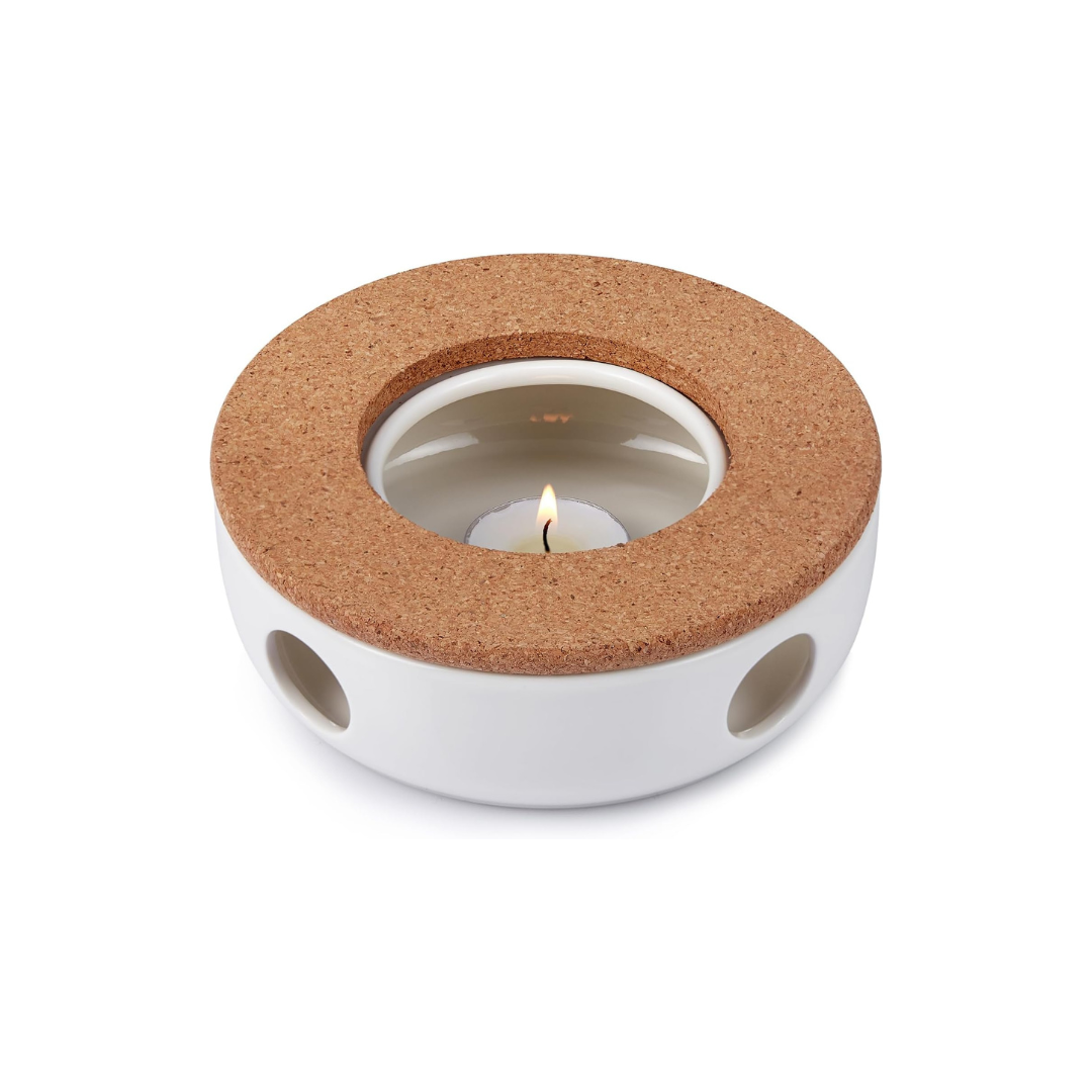 Pocarati Ceramic Teapot Warmer – Candle-Powered Tea &amp; Coffee Heater