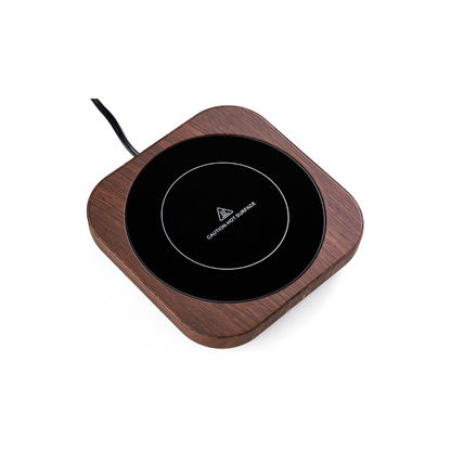Wood Grain Cup Warmer – 3-Level Temperature Control Mug Warmer