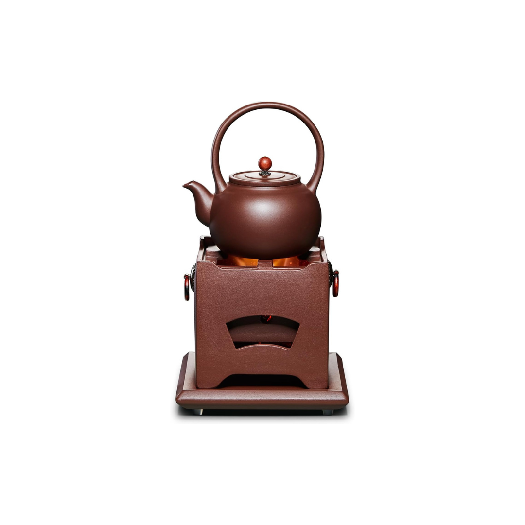 Pocaloti Purple Clay Tea Furnace – Traditional Charcoal Tea Brewing Stove