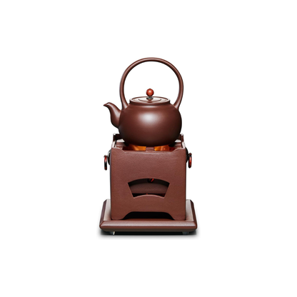 Pocaloti Purple Clay Tea Furnace – Traditional Charcoal Tea Brewing Stove