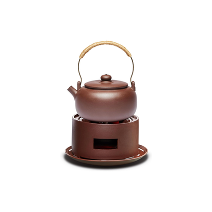 Pocalotea Purple Clay Tea Furnace – Round Mouth Charcoal Tea Brewing Stove