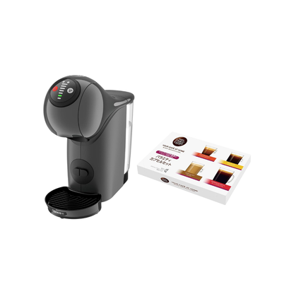 Nescafe Dolce Gusto Genio S Basic Ash Gray Variety Capsule Set | Coffee Maker with Assorted Coffee Capsules