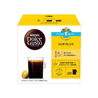 Nescafé Dolce Gusto Exclusive Rich Blend Coffee Capsules 30P – Premium Black Coffee