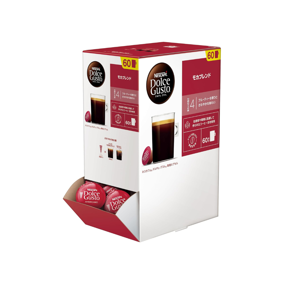 Nescafe Dolce Gusto Original Mocha Blend Capsules 60P | Regular Black Coffee Pods | No Neo Compatible
