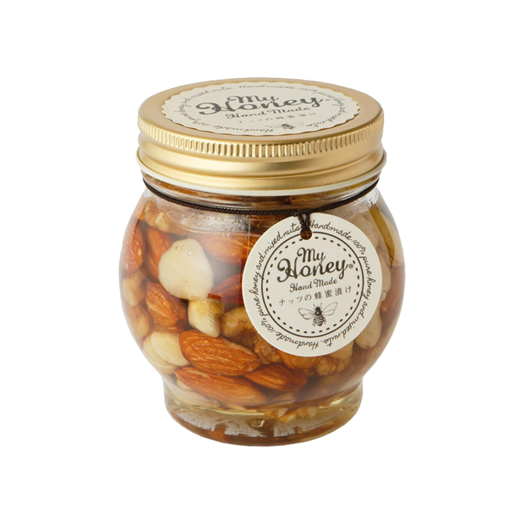 MYHONEY Honey-Soaked Nuts 200g | Handmade with 100% Hungarian Acacia Honey | Premium Honey Nuts