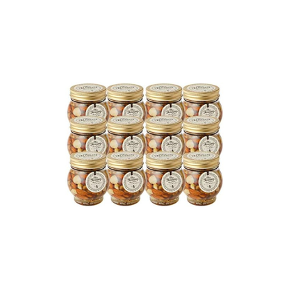 MYHONEY Honey-Soaked Nuts 200g × 12 Packs | Handmade with 100% Hungarian Acacia Honey | Simple Packaging