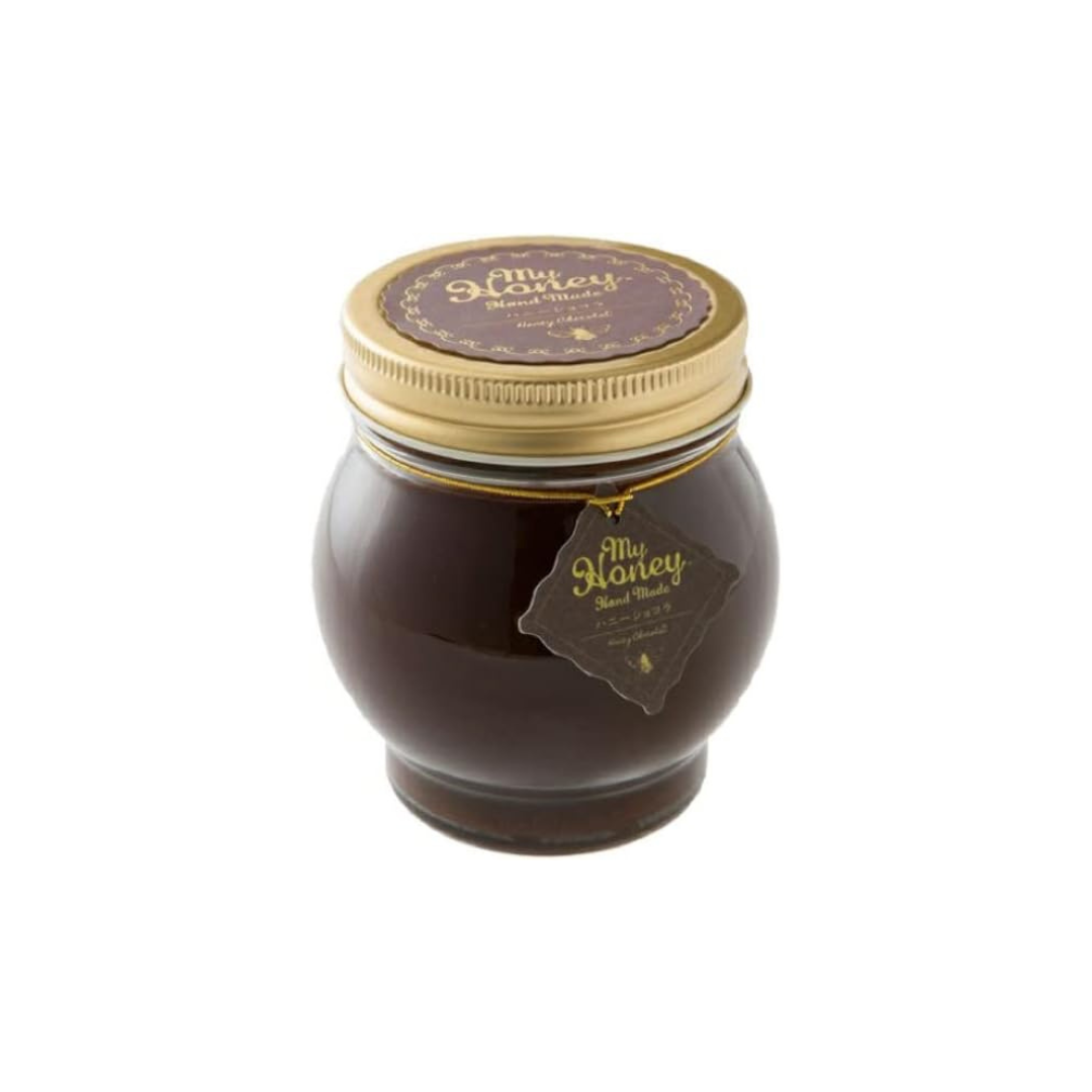 MY HONEY Raw Honey Chocolate Spread 200g | 100% Hungarian Acacia Honey | No Sugar, No Dairy, No Additives | Cocoa-Flavored Raw Honey Paste | Made in Japan