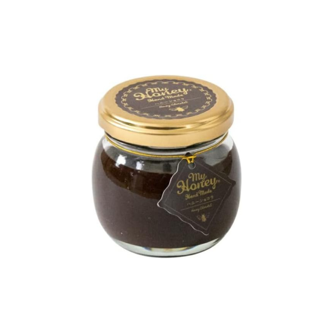 MY HONEY Raw Honey Chocolate Spread 90g | 100% Hungarian Acacia Honey | Cocoa-Flavored Raw Honey Paste | No Sugar, No Dairy, No Additives | Made in Japan