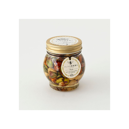 MY HONEY Nut Honey Étoile 200g | Premium Raw Honey with Honey-Glazed Nuts | Rich in Vitamins &amp; Polyphenols | Healthy Gourmet Spread | Made in Japan