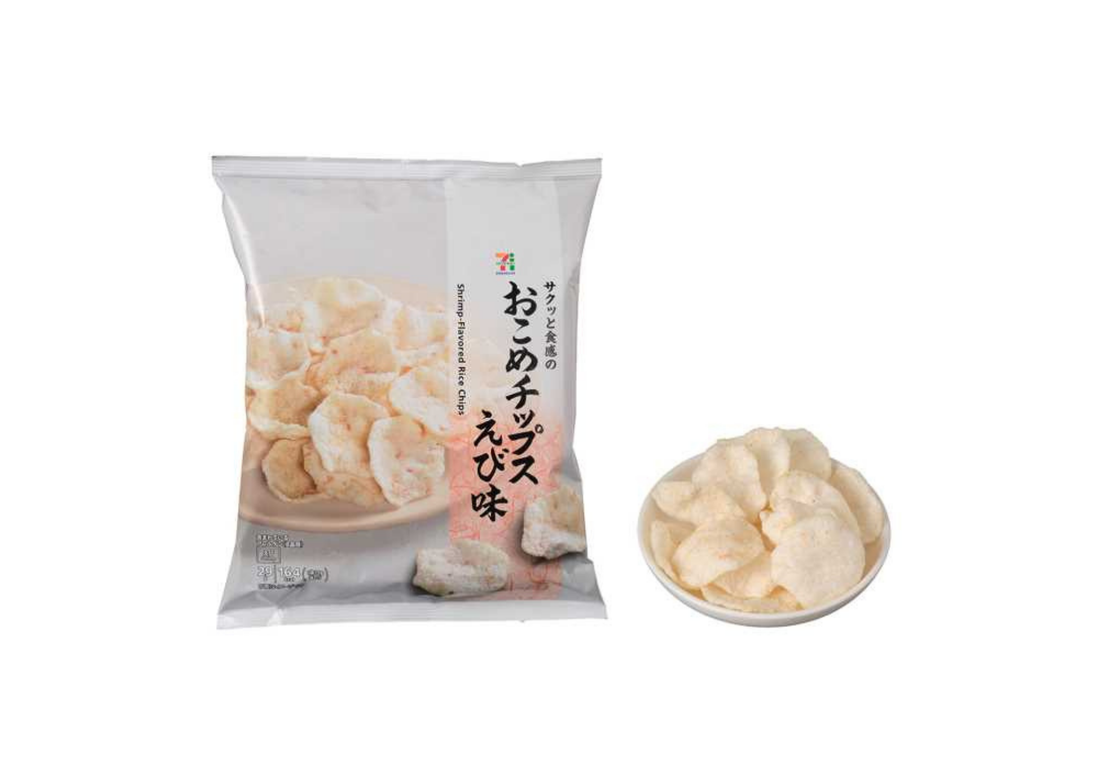 Seven Premium Rice Chips Shrimp Flavor 29g | Pack of 2 | Made in Japan