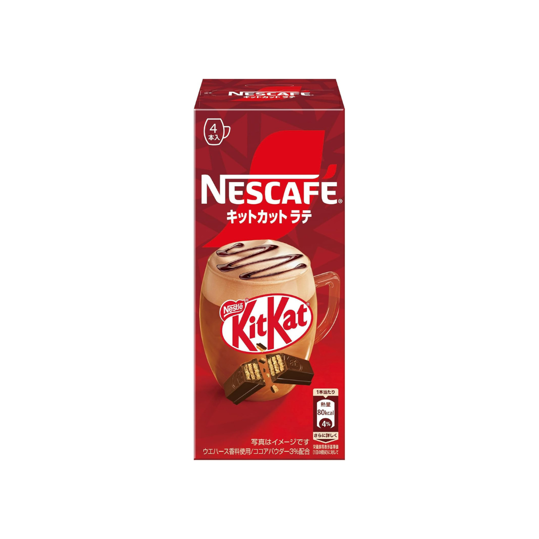 Nescafe KitKat Latte 4 Sticks Inside | Made in Japan