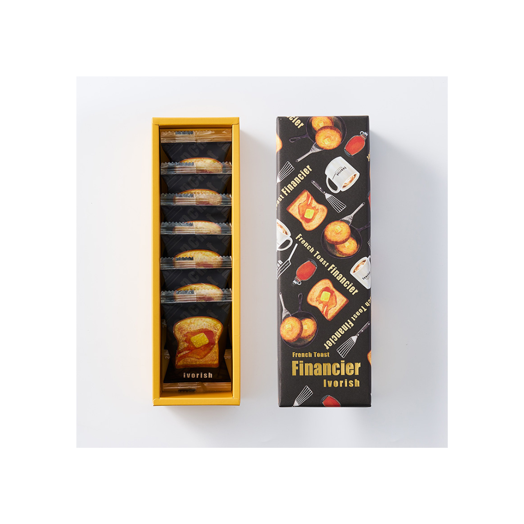 French Toast Financier (6 Pieces) Ivorish | Made in Japan