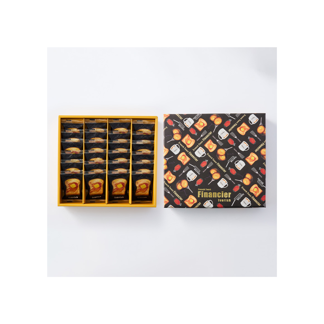 French Toast Financier (24 Pieces) Ivorish | Made in Japan