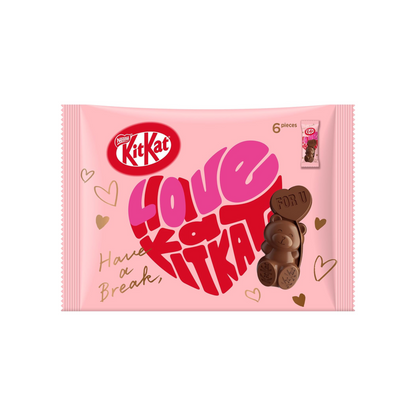 KitKat Heartful Bear Chocolate | 6 Pieces Inside Pack | Made in Japan | Valentine&