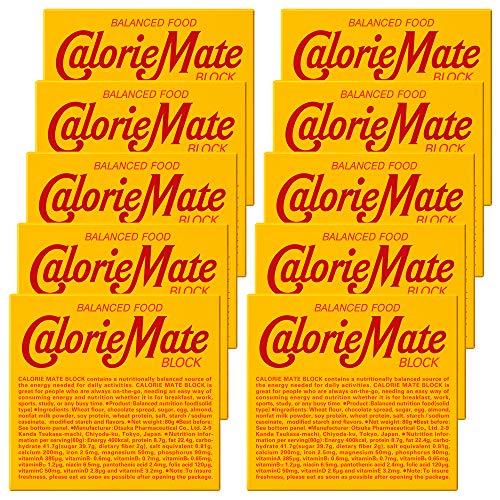 Calorie Mate Chocolate product packaging from Japan