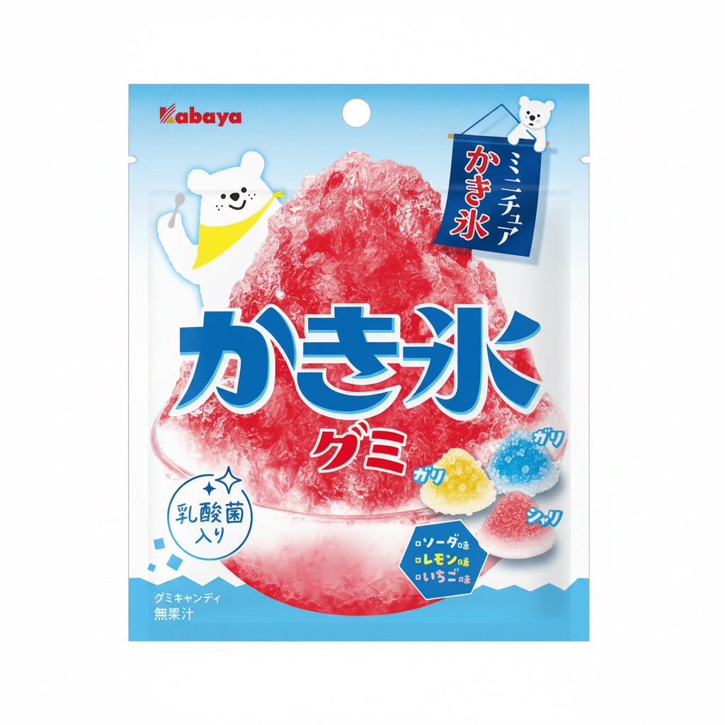 Kabaya Kakigori Shaved Ice Gummy 55g pack of 2