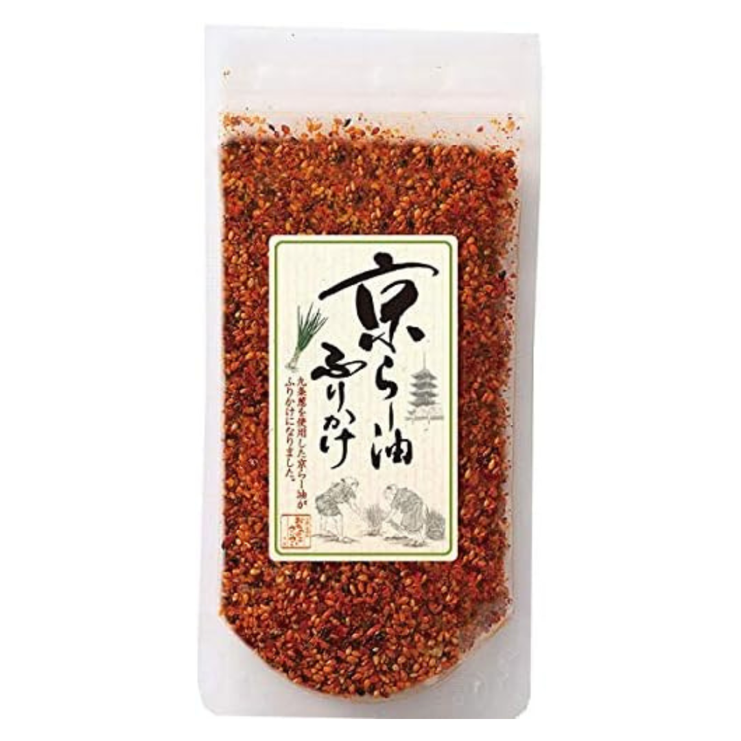 Kyoto Limited Sanneizaka Maiko Hanhii-hii Kyoto Chili Oil Furikake Rice Seasoning Ochanokosai 80g | Pack of 2 | Made in Japan | Japanese Seasoning