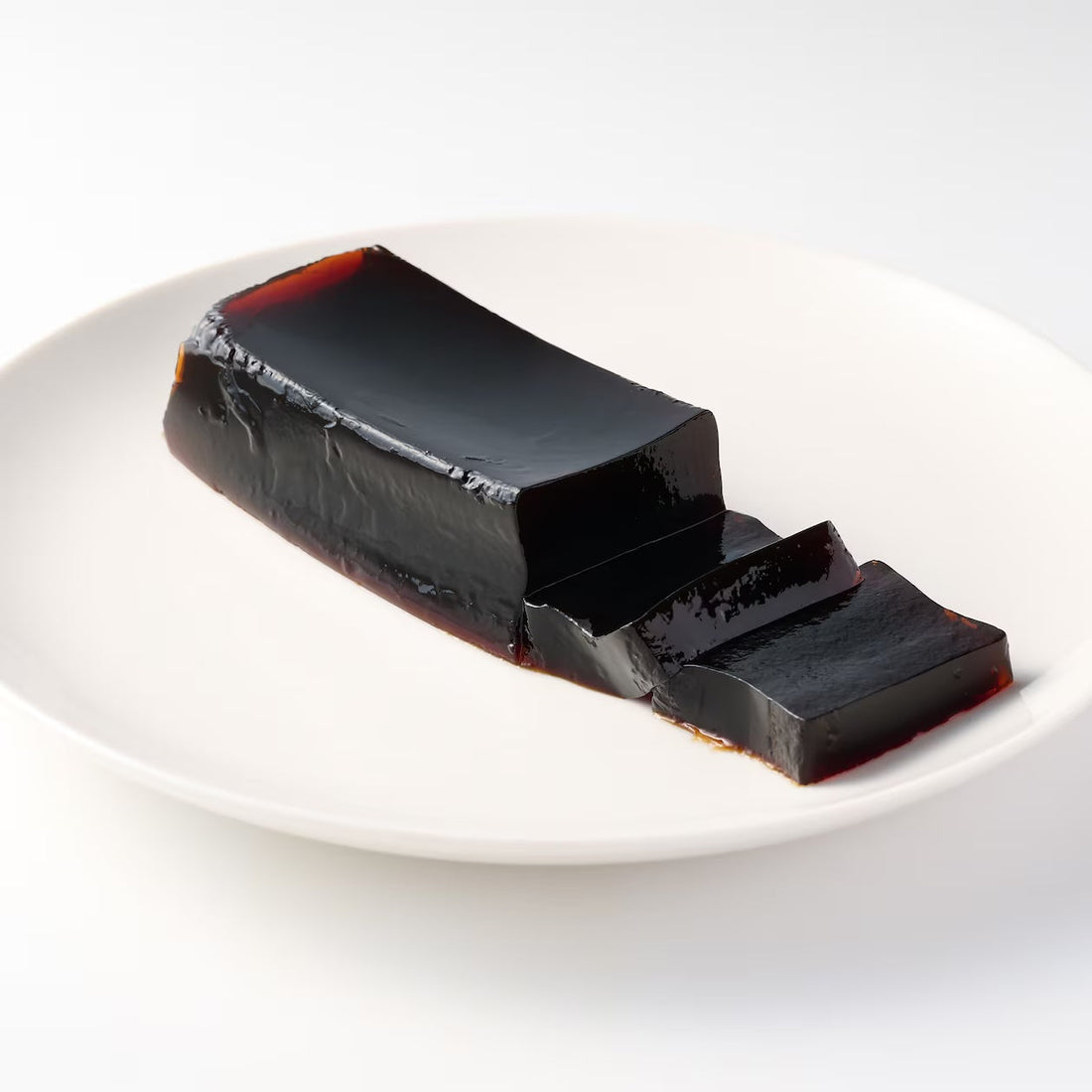 MUJI Original Blend Coffee Jelly sliced and ready to serve