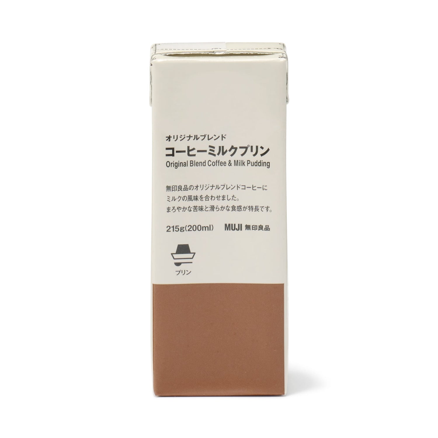 MUJI Original Blend Coffee Milk Pudding 215g pack