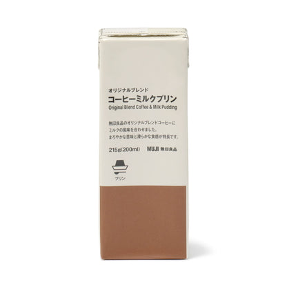 MUJI Original Blend Coffee Milk Pudding 215g pack