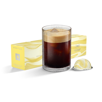 Nespresso Vertuo Yuzu Vanilla Over Ice limited edition summer coffee