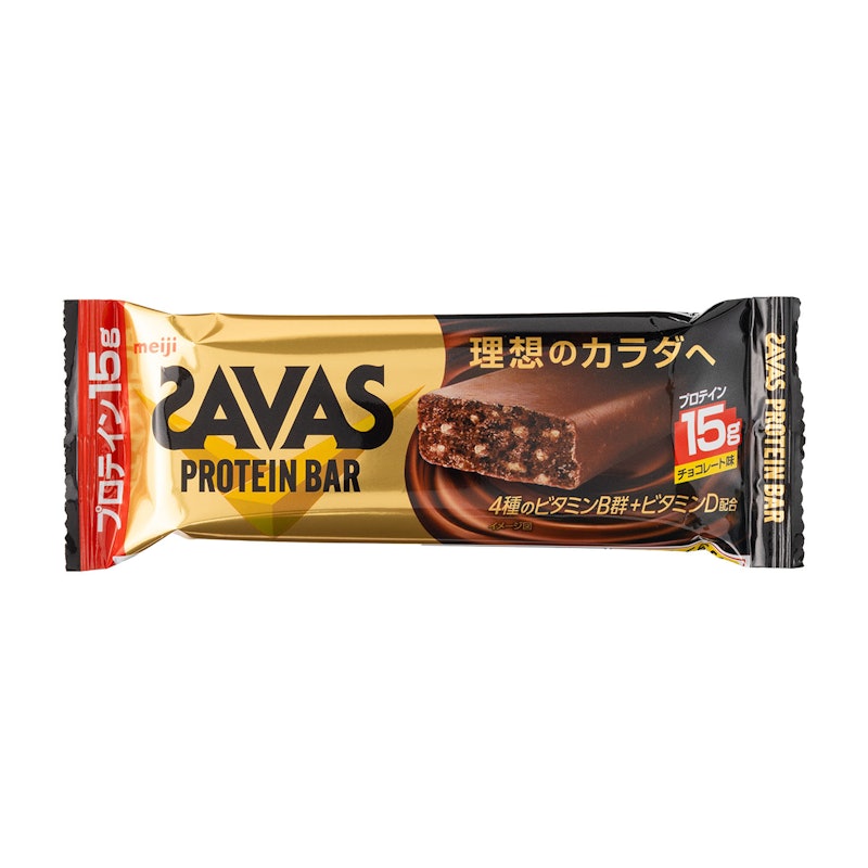 SAVAS Protein Bar Chocolate 44g Japanese protein snack bar
