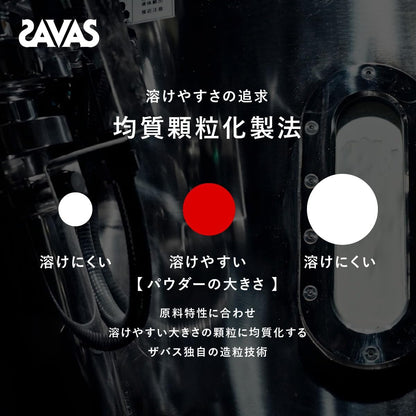 SAVAS Rich Chocolate whey protein vitamin information