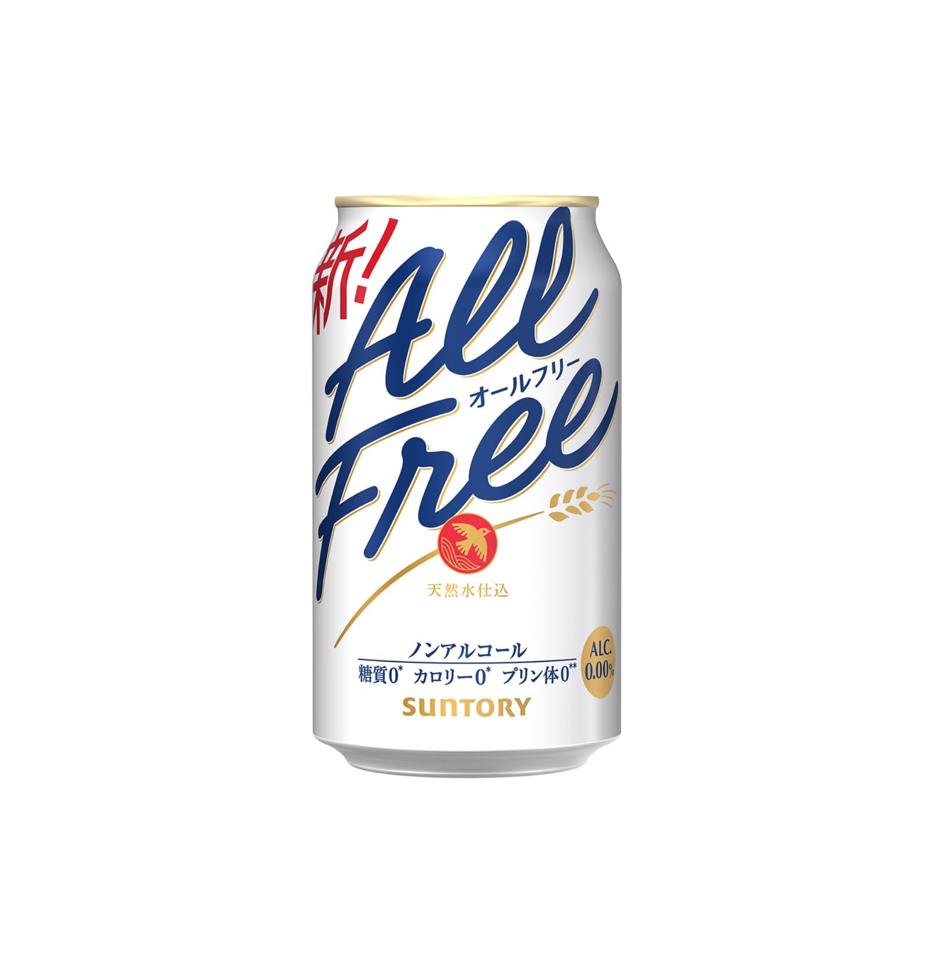 Suntory All-Free Non-Alcoholic Beer 350ml can