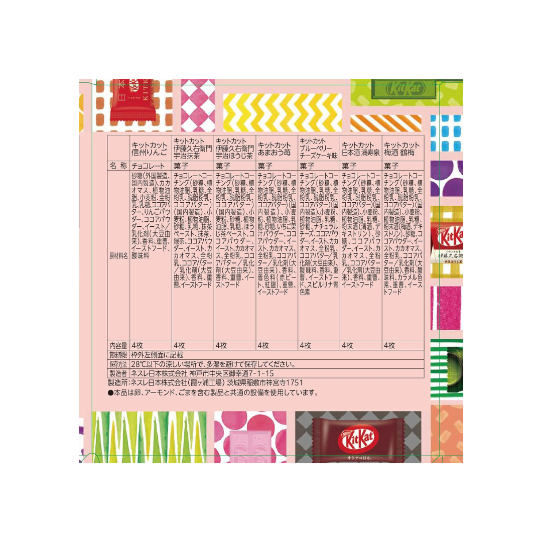 Nestle KitKat Mini Variety Party Box 70 Pieces | Made in Japan